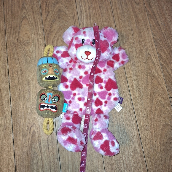 Tiki Twins Barkshop & Valentines Wrinkleez Dog Toy Bundle, NWOT - Picture 3 of 11